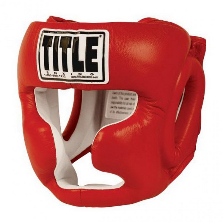 Шлем Title Pro Full Face Training Headgear Red
